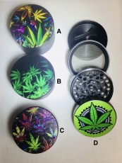 Leaf Design Metal Grinder