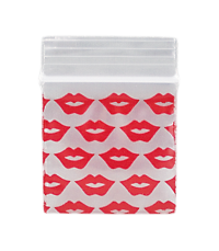 Baggies Red Lip 3.2cmx3.2cm Pack 100