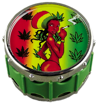 Rasta Metal 3 Part Grinder - Assorted