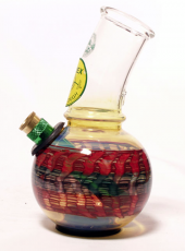 Mini Glass bong w/ coloured bowl