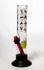 Med tube Glass bong - zodiac 