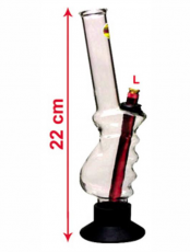 Small glass pistol grip bong
