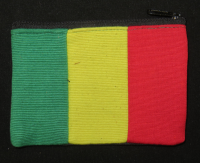 Rasta Zip Purse Rectangle