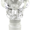 Cone Glass Skull - 19mm D x 7.5cm L